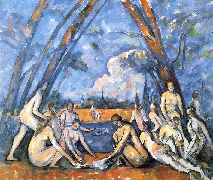 Paul Cezanne Les Grandes Baigneuses